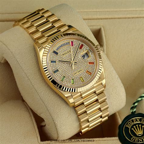 rolex day date pre owned|rolex day date prezzo.